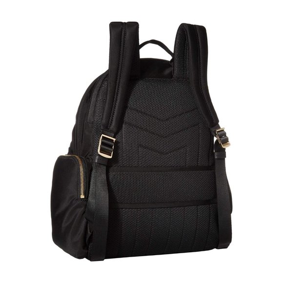 Michael Kore Black Prescott Large Nylon Gabardine Backpack New Sealed - Picture 8 of 12